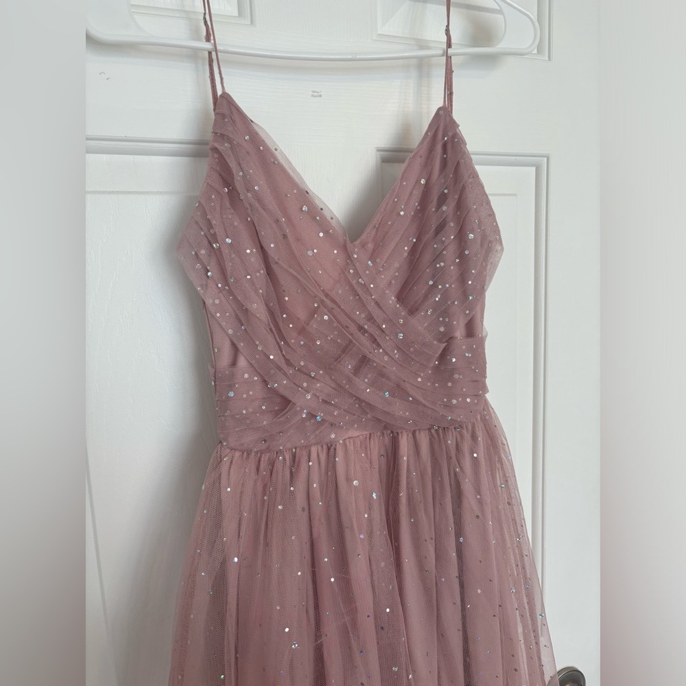 Pink sparkly Windsor prom/formal dress, size XS
